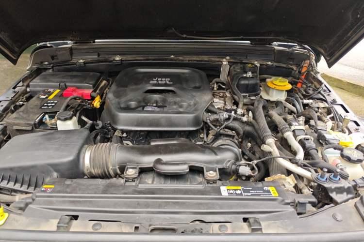 Used Jeep Wrangler New Energy 2021 Four-Door 2.0T 4xe Sahara First Edition Engine Bay