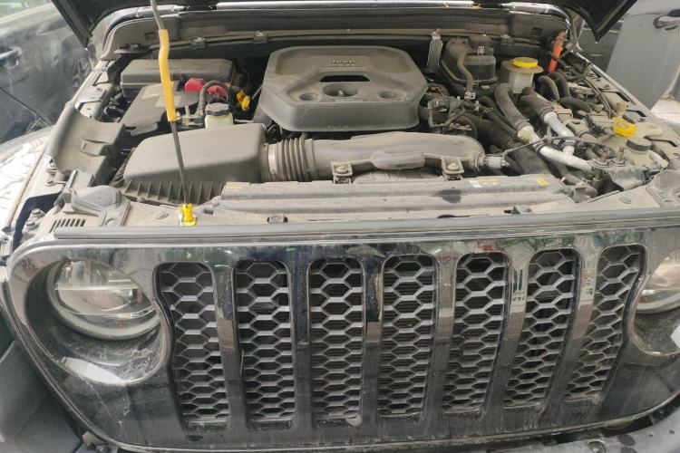 Used Jeep Wrangler New Energy 2021 Four-Door 2.0T 4xe Sahara First Edition Engine Bay