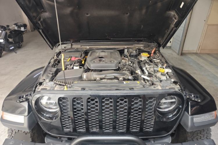 Used Jeep Wrangler New Energy 2021 Four-Door 2.0T 4xe Sahara Engine Bay