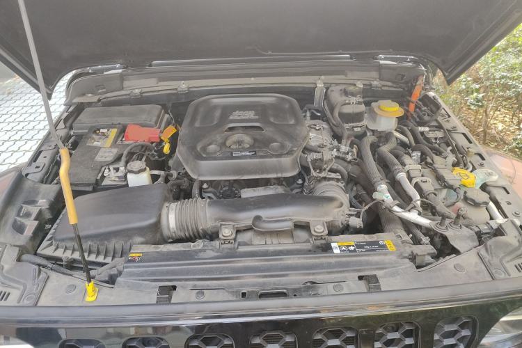Used Jeep Wrangler New Energy 2021 Four-Door 2.0T 4xe Sahara Engine Bay