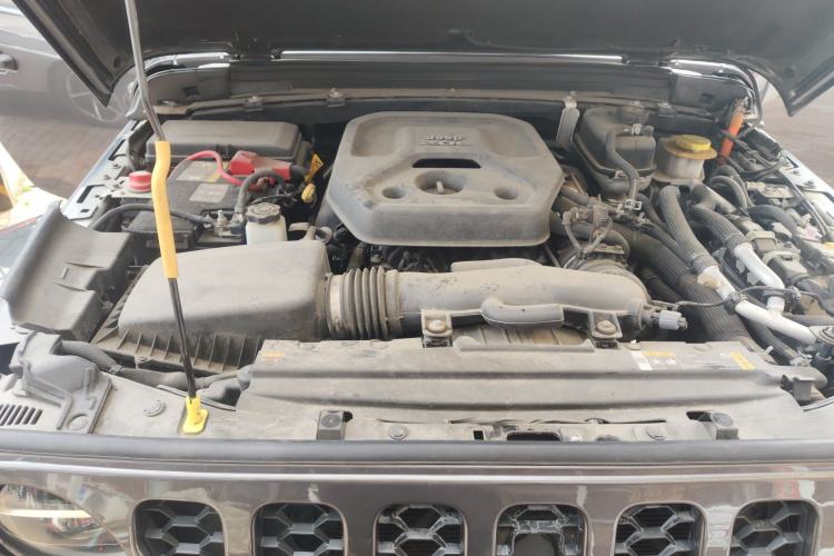 Used Jeep Wrangler New Energy 2021 Four-Door 2.0T 4xe Sahara Engine Bay