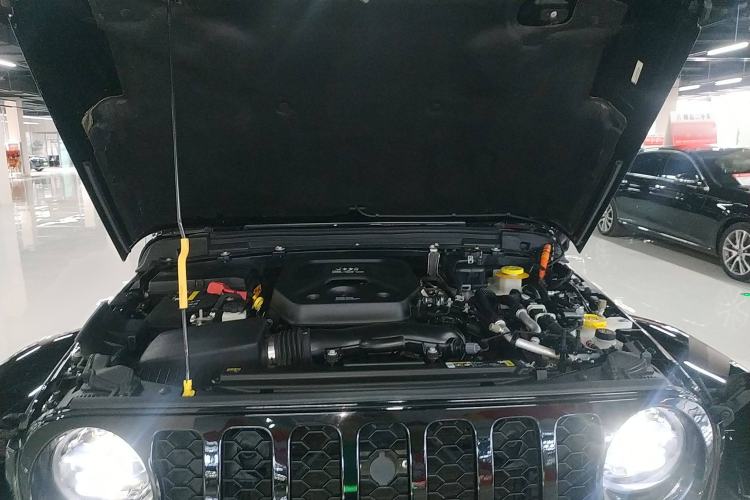 Used Jeep Wrangler New Energy 2021 Four-Door 2.0T 4xe Sahara Engine Bay