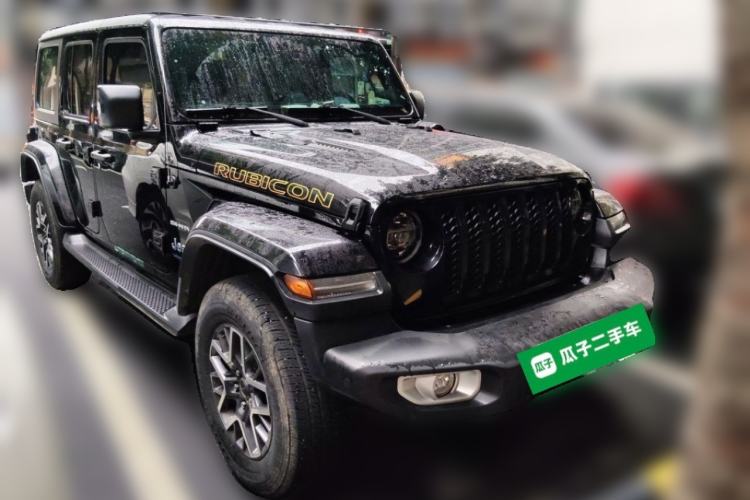 Used Jeep Wrangler New Energy 2021 Four-Door 2.0T 4xe Sahara Front Right 45 Deg