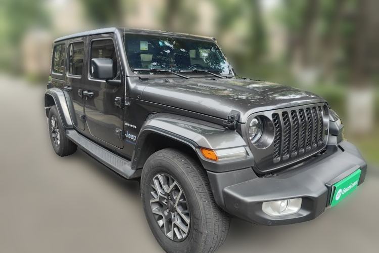 Used Jeep Wrangler New Energy 2021 Four-Door 2.0T 4xe Sahara Front Right 45 Deg