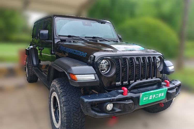 Used Jeep Wrangler New Energy 2021 Four-Door 2.0T 4xe Robin Hood Front Right 45 Deg