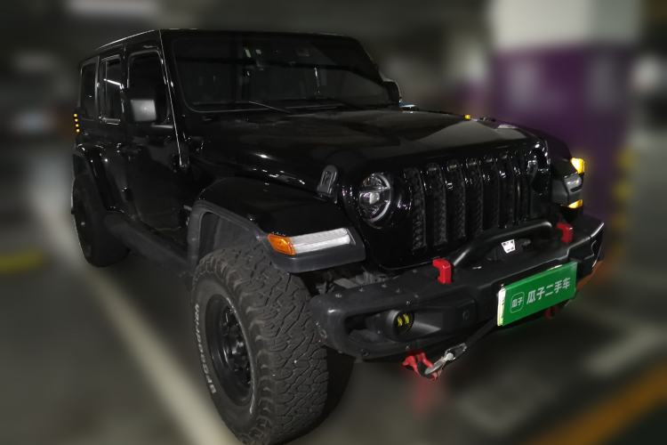 Used Jeep Wrangler New Energy 2021 Four-Door 2.0T 4xe Sahara Front Right 45 Deg