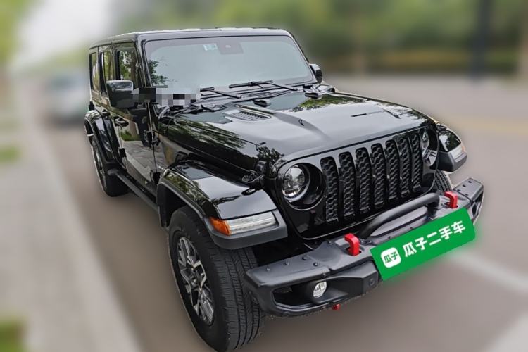 Used Jeep Wrangler New Energy 2021 Four-Door 2.0T 4xe Sahara Front Right 45 Deg