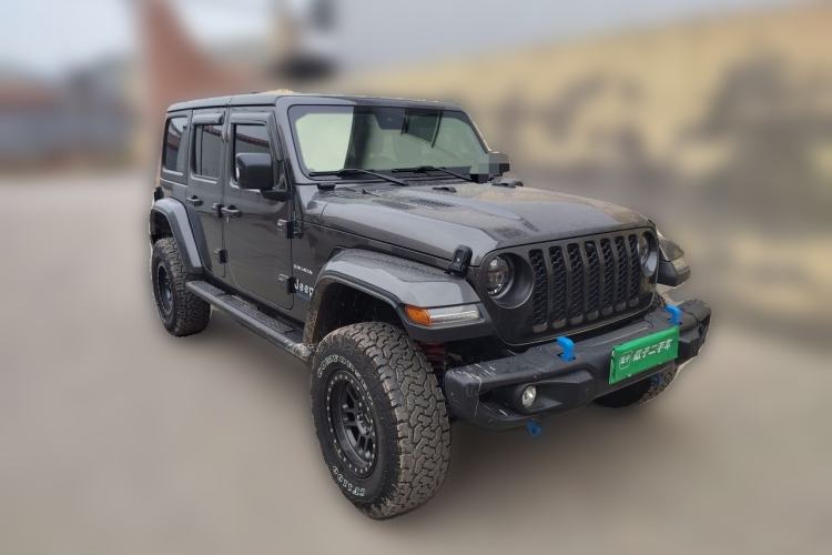 Used Jeep Wrangler New Energy 2021 Four-Door 2.0T 4xe Sahara First Edition Front Right 45 Deg