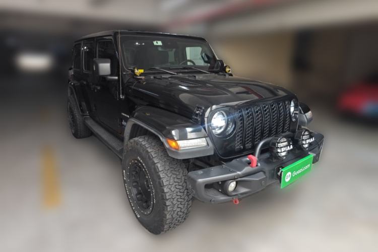 Used Jeep Wrangler New Energy 2021 Four-Door 2.0T 4xe Sahara Front Right 45 Deg