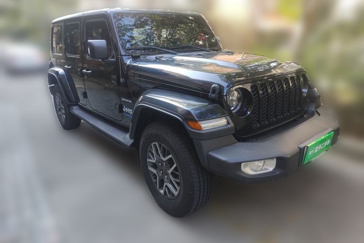 Used Jeep Wrangler New Energy 2021 Four-Door 2.0T 4xe Sahara Front Right 45 Deg