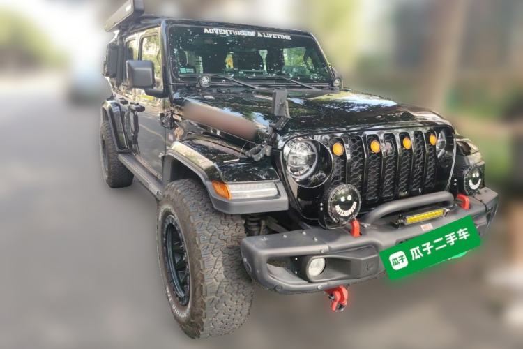 Used Jeep Wrangler New Energy 2021 Four-Door 2.0T 4xe Sahara Front Right 45 Deg