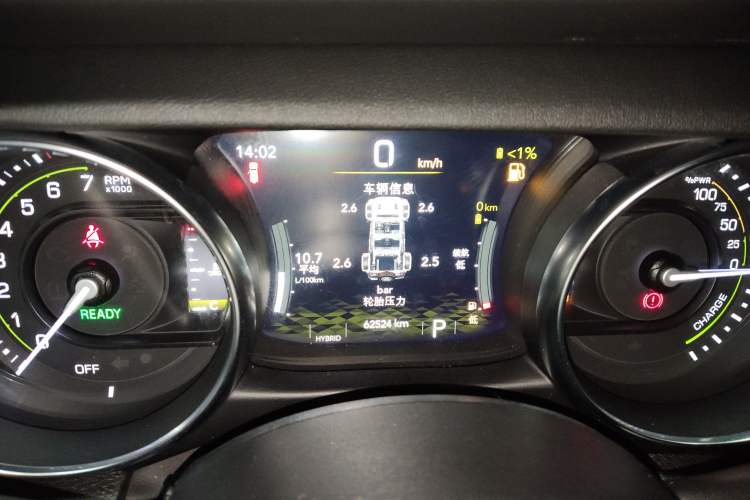 Used Jeep Wrangler New Energy 2021 Four-Door 2.0T 4xe Sahara Instrument Cluster