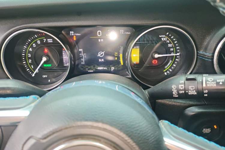 Used Jeep Wrangler New Energy 2021 Four-Door 2.0T 4xe Robin Hood Instrument Cluster
