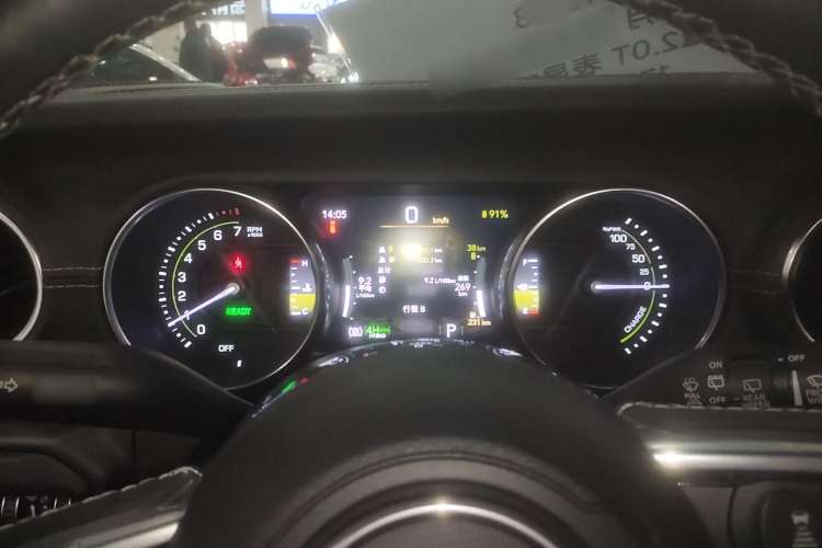 Used Jeep Wrangler New Energy 2021 Four-Door 2.0T 4xe Sahara Instrument Cluster