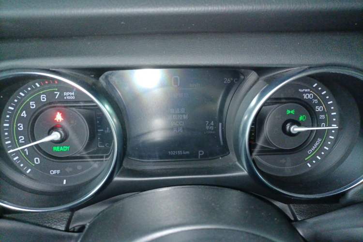 Used Jeep Wrangler New Energy 2021 Four-Door 2.0T 4xe Sahara Instrument Cluster