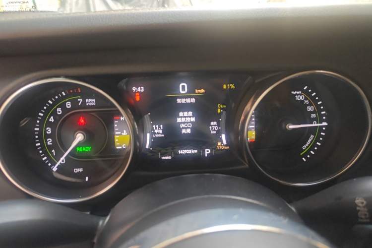 Used Jeep Wrangler New Energy 2021 Four-Door 2.0T 4xe Sahara First Edition Instrument Cluster