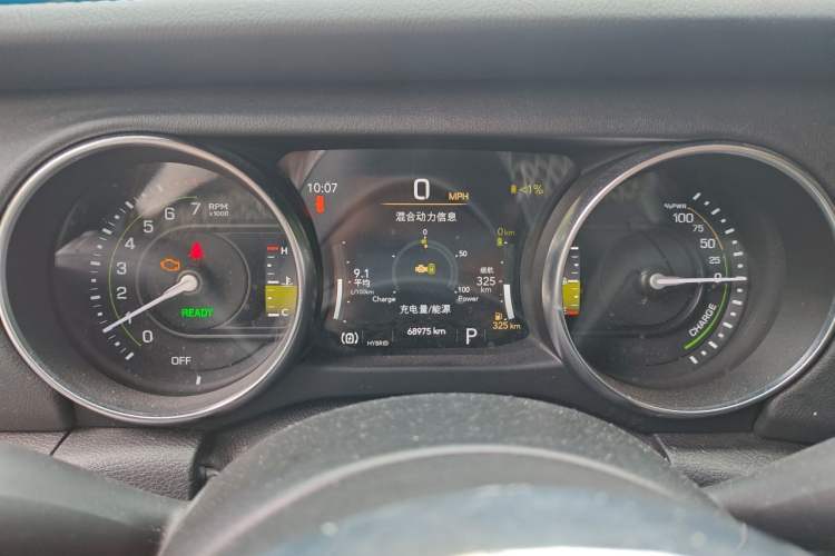 Used Jeep Wrangler New Energy 2021 Four-Door 2.0T 4xe Sahara First Edition Instrument Cluster