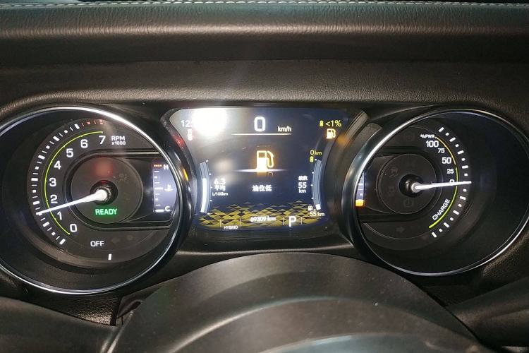 Used Jeep Wrangler New Energy 2021 Four-Door 2.0T 4xe Sahara Instrument Cluster