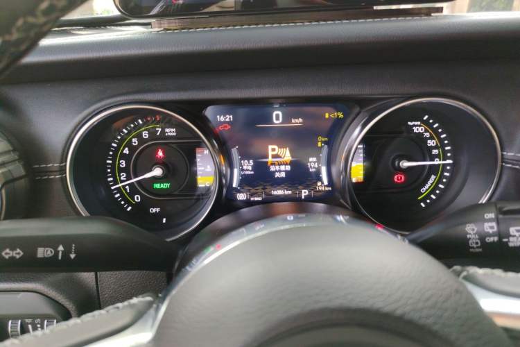 Used Jeep Wrangler New Energy 2021 Four-Door 2.0T 4xe Sahara Instrument Cluster