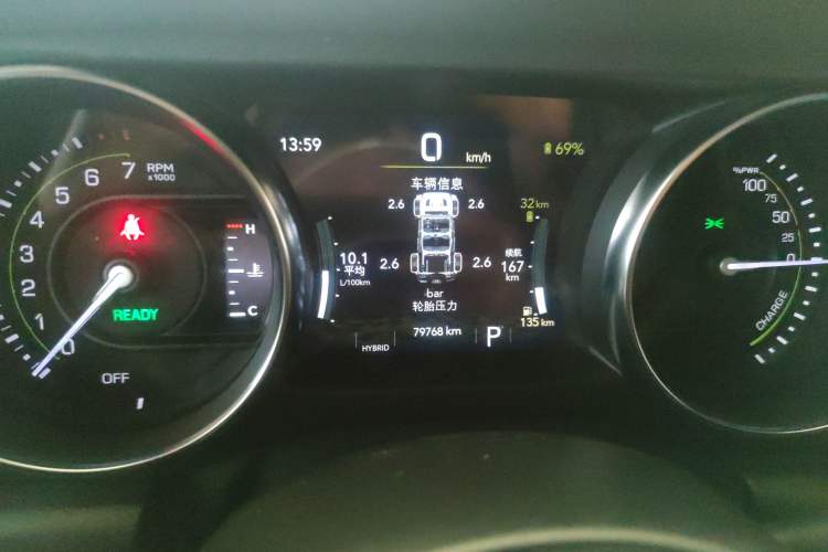 Used Jeep Wrangler New Energy 2021 Four-Door 2.0T 4xe Sahara Instrument Cluster