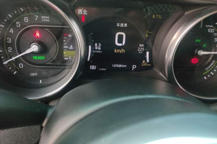 Used Jeep Wrangler New Energy 2021 Four-Door 2.0T 4xe Sahara First Edition Odometer Close Up