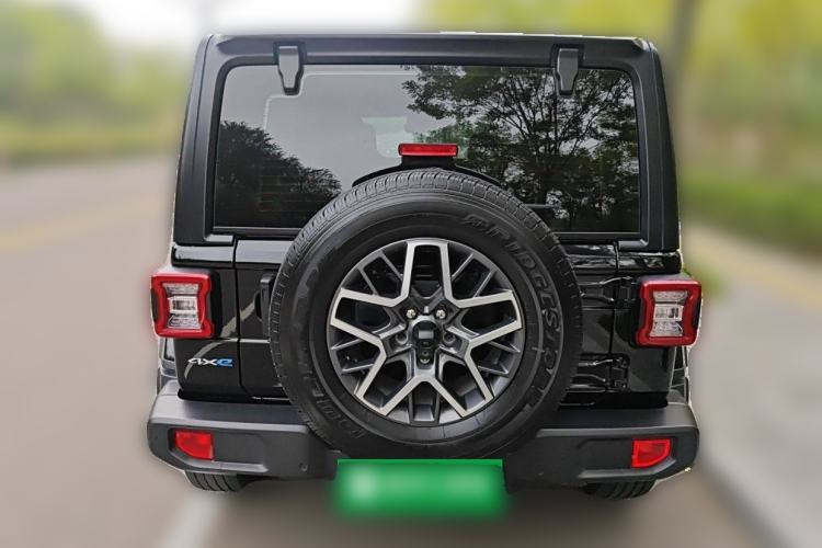 Used Jeep Wrangler New Energy 2021 Four-Door 2.0T 4xe Sahara Rear