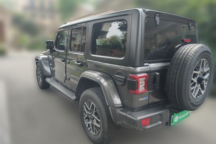 Used Jeep Wrangler New Energy 2021 Four-Door 2.0T 4xe Sahara Rear Left 45 Deg