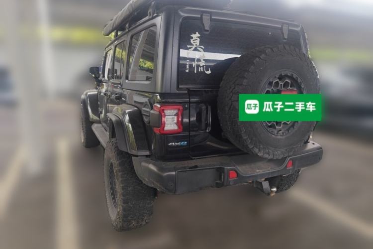 Used Jeep Wrangler New Energy 2021 Four-Door 2.0T 4xe Sahara Rear Left 45 Deg
