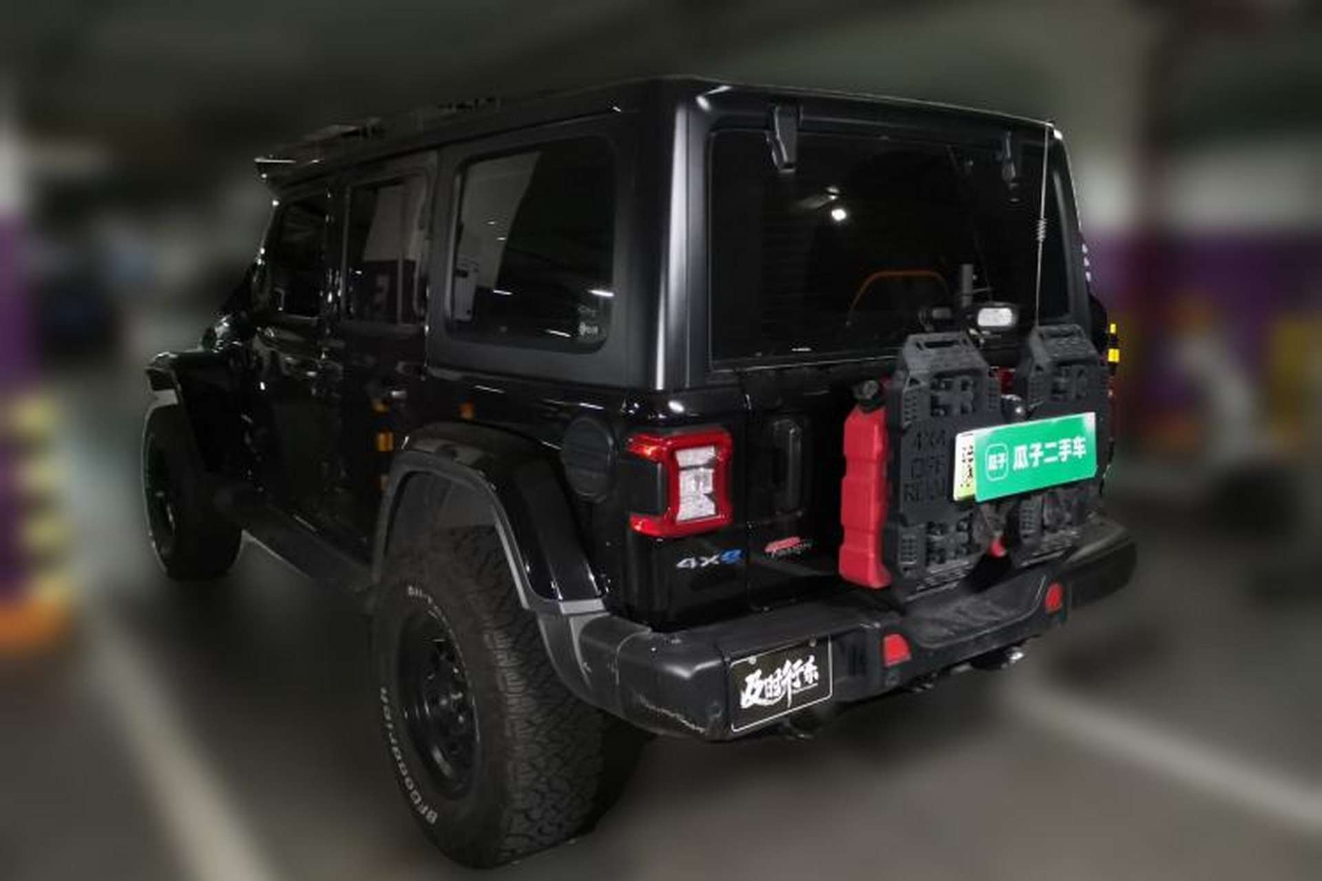 Used Jeep Wrangler New Energy 2021 Four-Door 2.0T 4xe Sahara Rear Left 45 Deg