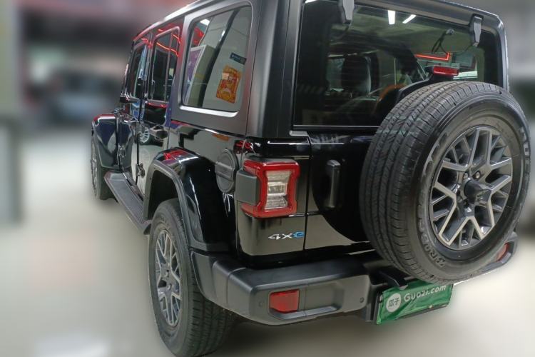 Used Jeep Wrangler New Energy 2021 Four-Door 2.0T 4xe Sahara Rear Left 45 Deg