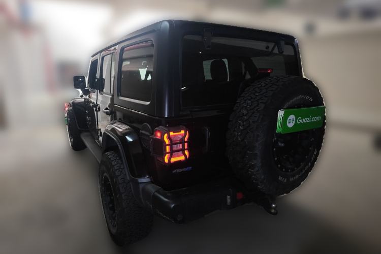 Used Jeep Wrangler New Energy 2021 Four-Door 2.0T 4xe Sahara Rear Left 45 Deg