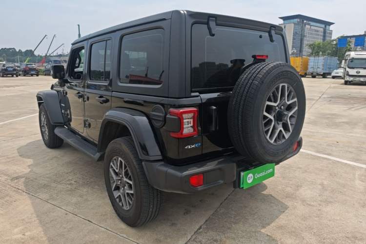 Used Jeep Wrangler New Energy 2021 Four-Door 2.0T 4xe Sahara Rear Left 45 Deg