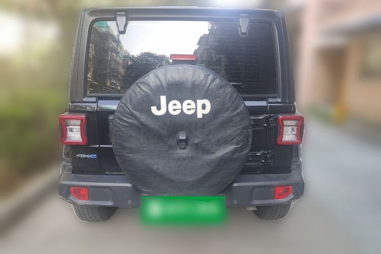 Used Jeep Wrangler New Energy 2021 Four-Door 2.0T 4xe Sahara Rear