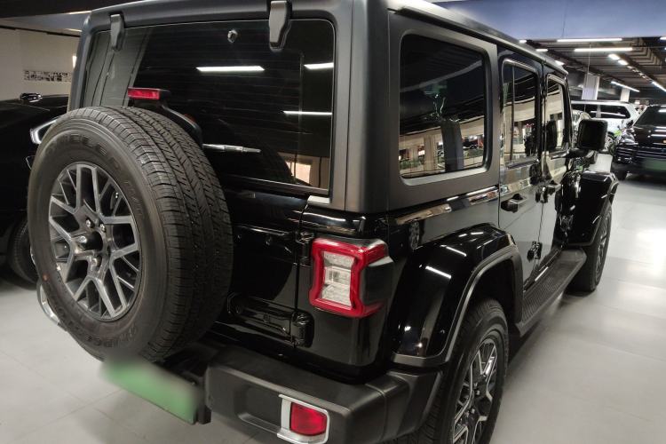 Used Jeep Wrangler New Energy 2021 Four-Door 2.0T 4xe Sahara Rear Right 45 Deg