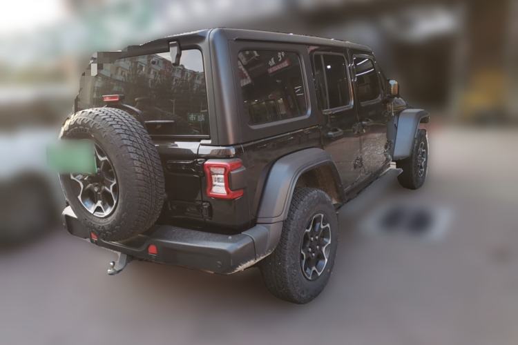 Used Jeep Wrangler New Energy 2021 Four-Door 2.0T 4xe Robin Hood Rear Right 45 Deg