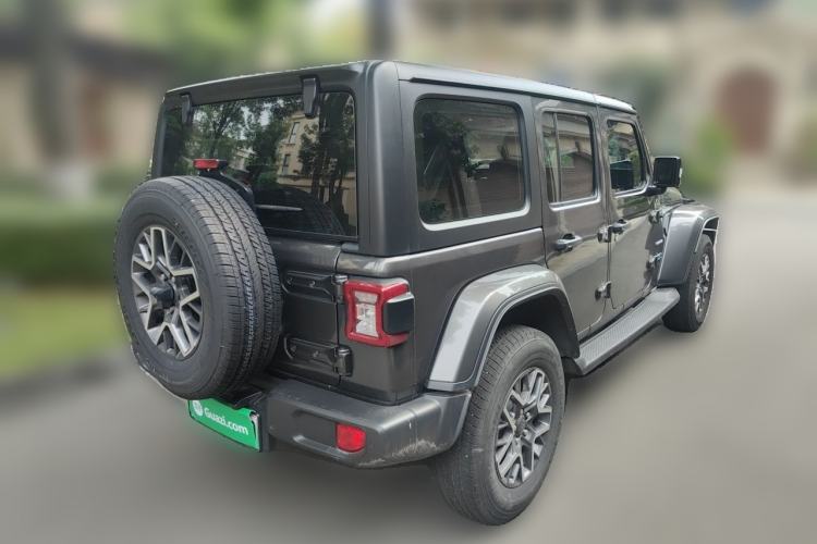 Used Jeep Wrangler New Energy 2021 Four-Door 2.0T 4xe Sahara Rear Right 45 Deg