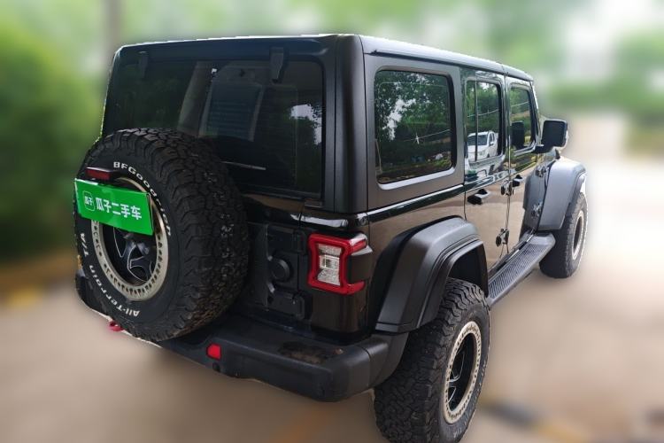 Used Jeep Wrangler New Energy 2021 Four-Door 2.0T 4xe Robin Hood Rear Right 45 Deg