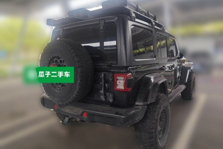 Used Jeep Wrangler New Energy 2021 Four-Door 2.0T 4xe Sahara Rear Right 45 Deg