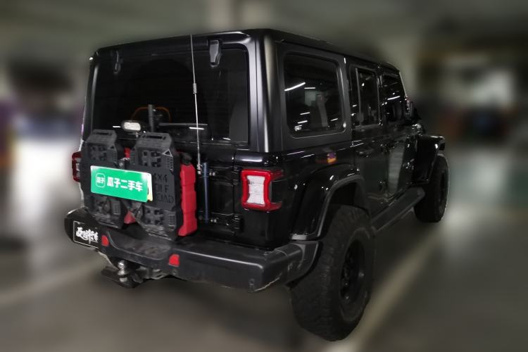 Used Jeep Wrangler New Energy 2021 Four-Door 2.0T 4xe Sahara Rear Right 45 Deg