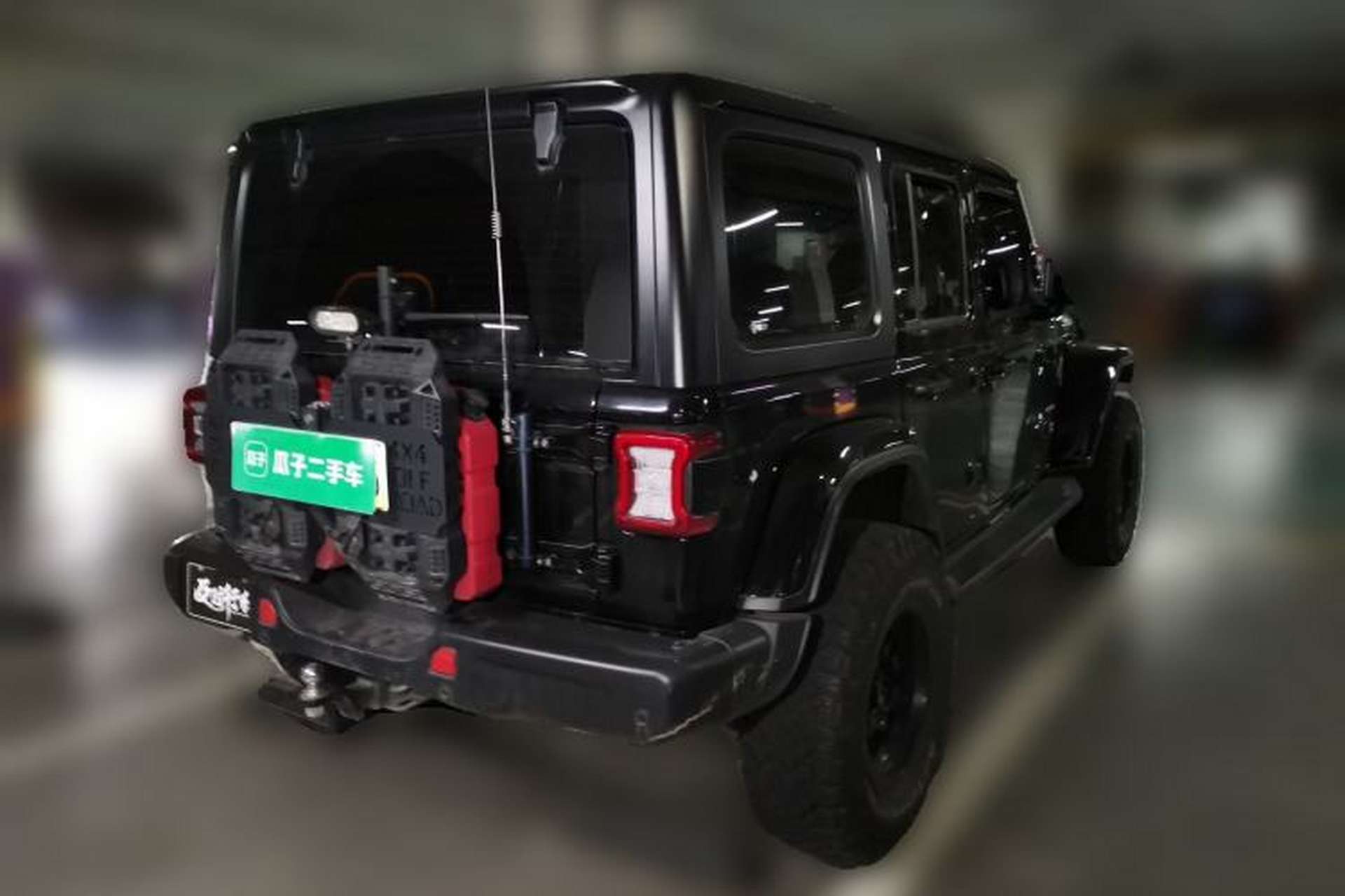 Used Jeep Wrangler New Energy 2021 Four-Door 2.0T 4xe Sahara Rear Right 45 Deg