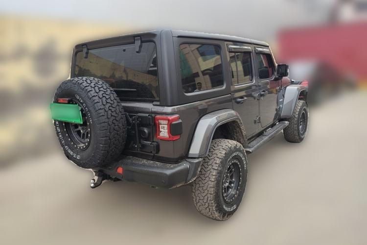 Used Jeep Wrangler New Energy 2021 Four-Door 2.0T 4xe Sahara First Edition Rear Right 45 Deg