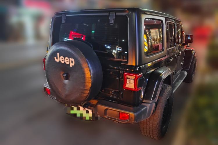 Used Jeep Wrangler New Energy 2021 Four-Door 2.0T 4xe Sahara Rear Right 45 Deg