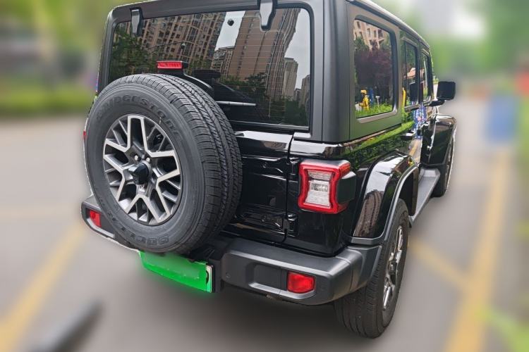 Used Jeep Wrangler New Energy 2021 Four-Door 2.0T 4xe Sahara First Edition Rear Right 45 Deg