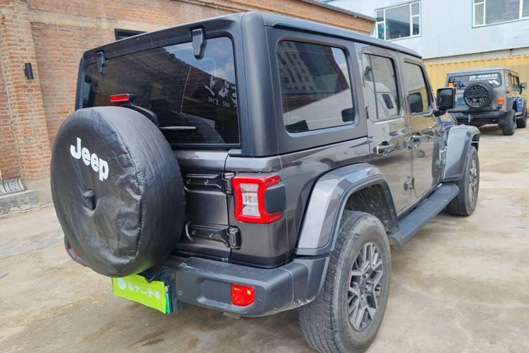 Used Jeep Wrangler New Energy 2021 Four-Door 2.0T 4xe Sahara Rear Right 45 Deg
