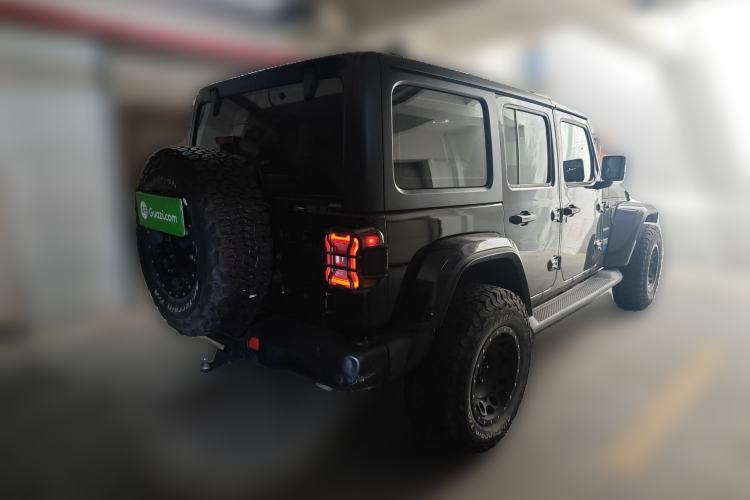 Used Jeep Wrangler New Energy 2021 Four-Door 2.0T 4xe Sahara Rear Right 45 Deg