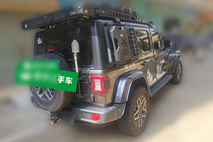 Used Jeep Wrangler New Energy 2021 Four-Door 2.0T 4xe Sahara First Edition Rear Right 45 Deg