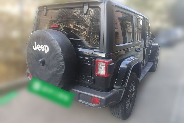Used Jeep Wrangler New Energy 2021 Four-Door 2.0T 4xe Sahara Rear Right 45 Deg