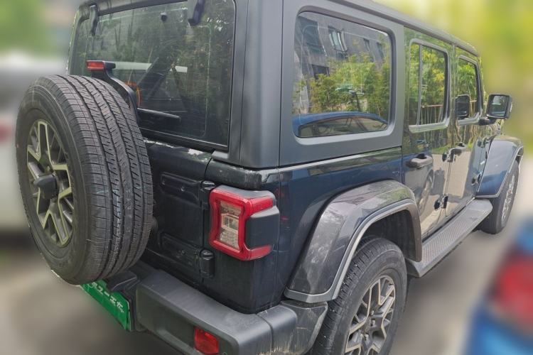Used Jeep Wrangler New Energy 2021 Four-Door 2.0T 4xe Sahara First Edition Rear Right 45 Deg