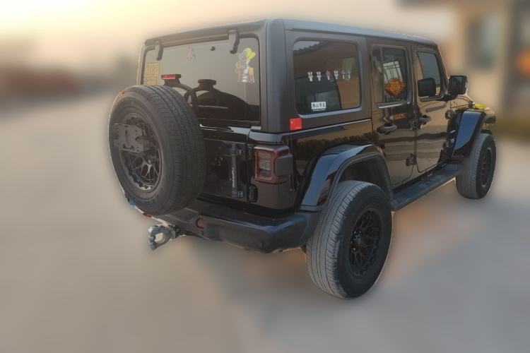 Used Jeep Wrangler New Energy 2021 Four-Door 2.0T 4xe Sahara First Edition Rear Right 45 Deg