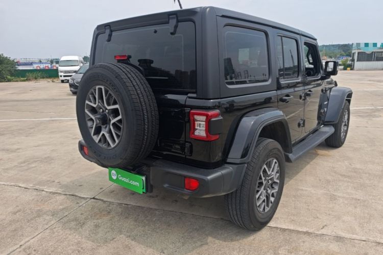 Used Jeep Wrangler New Energy 2021 Four-Door 2.0T 4xe Sahara Rear Right 45 Deg